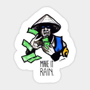 Make it Rain Raiden Sticker